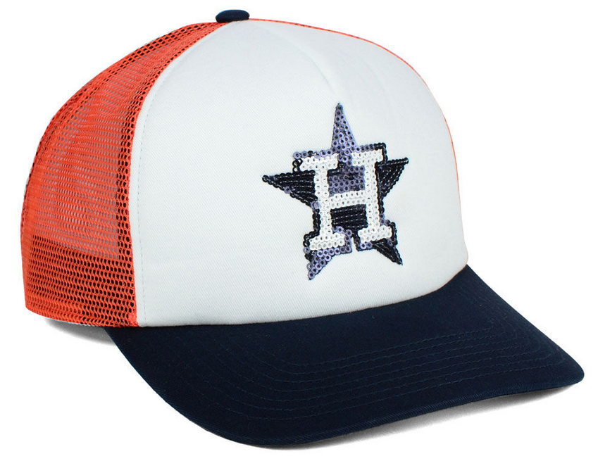 sequin astros hat